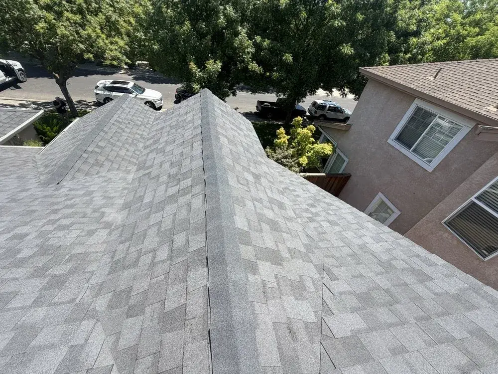 New shingle roof